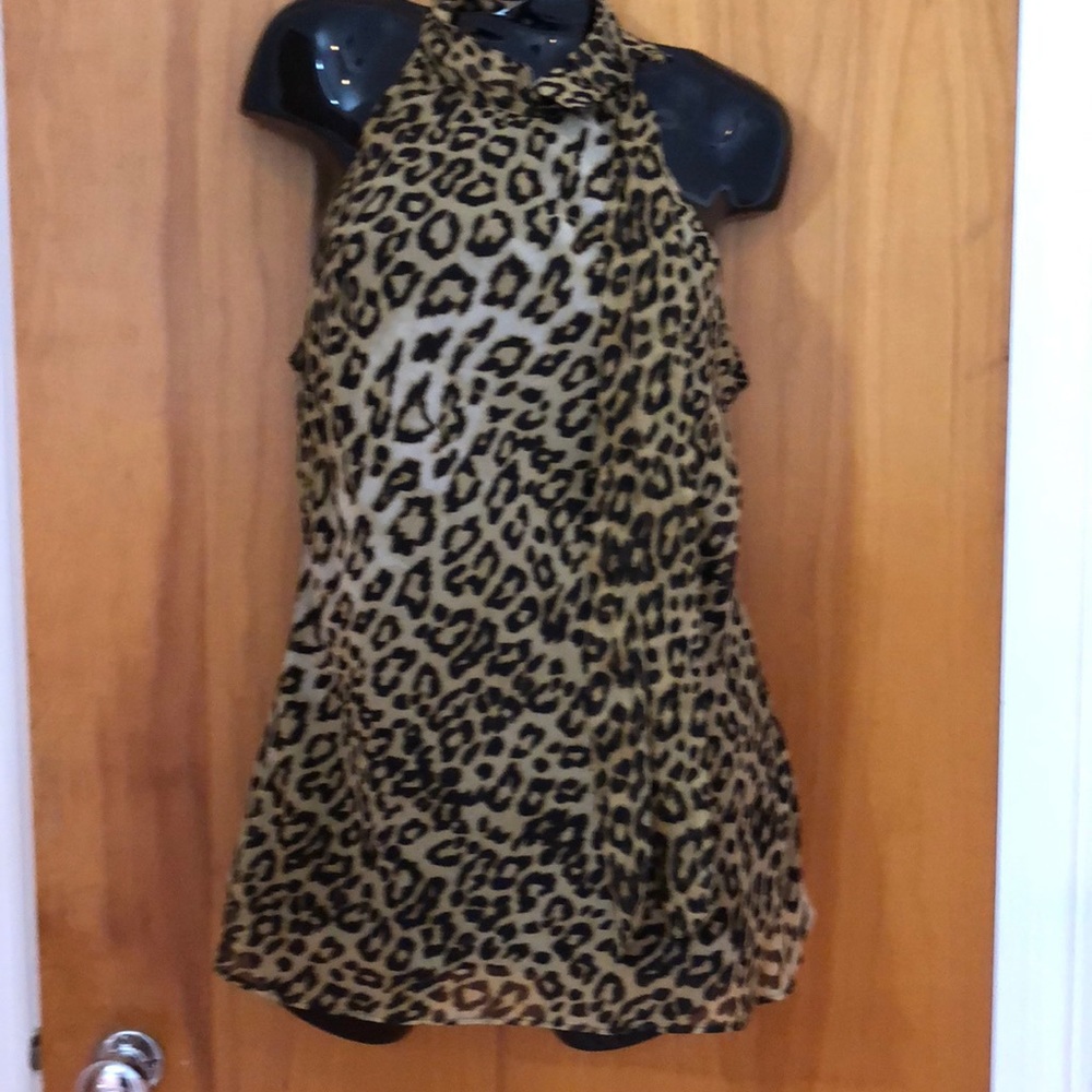 Animal print blouse